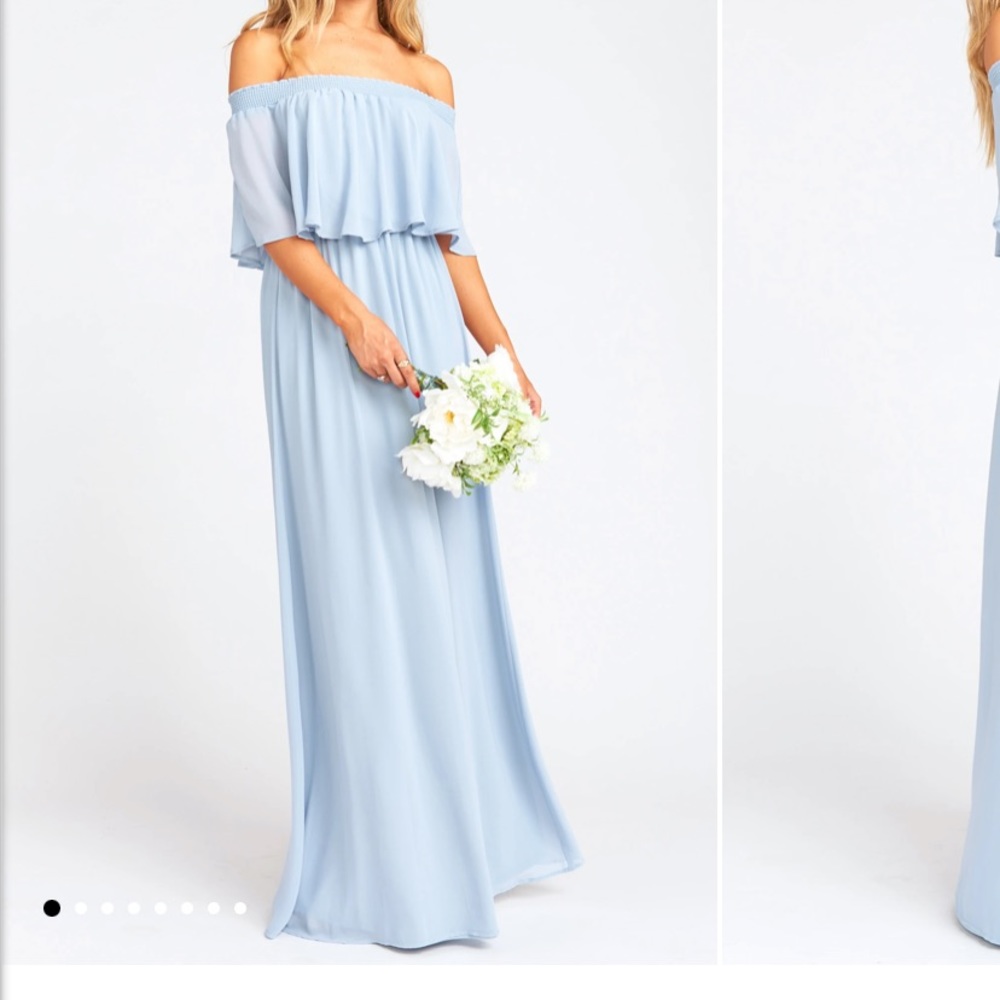 Show Me Your Mumu Hacienda Maxi Dress, Steel Blue